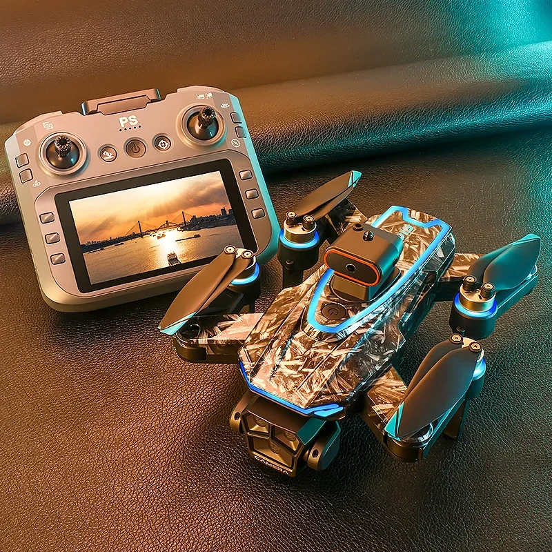 8K ESC Brushless Obstacle Avoidance Waypoint Flights Screen RC Drone Brushless Screen RC Drone Optical Flow Hover Screen RC Toys