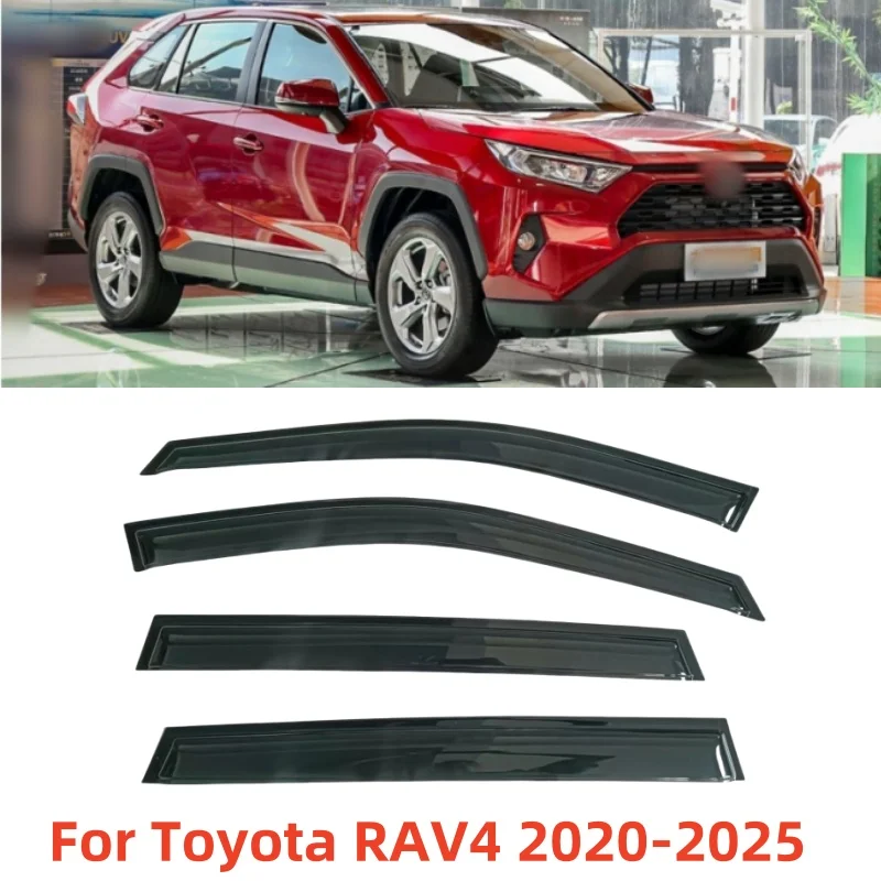 

Для Toyota RAV4 2020 2021 2022 2023 2024 2025 оконный козырек, дефлектор от солнца и дождя, навесы, навесы, аксессуары для стайлинга автомобилей