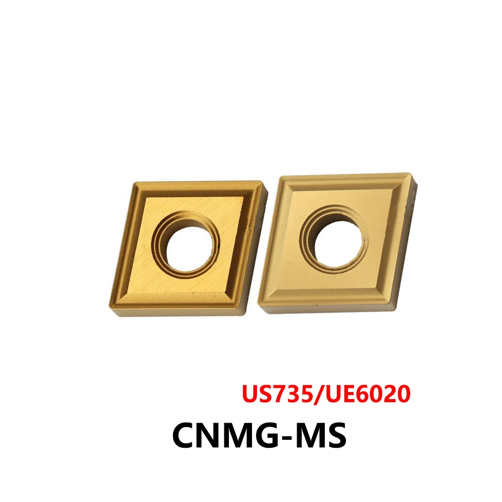 Original CNMG120404-MS CNMG120408-MS CNMG120412-MS US735 UE6020 Carbide Inserts Tools CNMG 120408 MS CNC Lathe Cutter CNMG1204