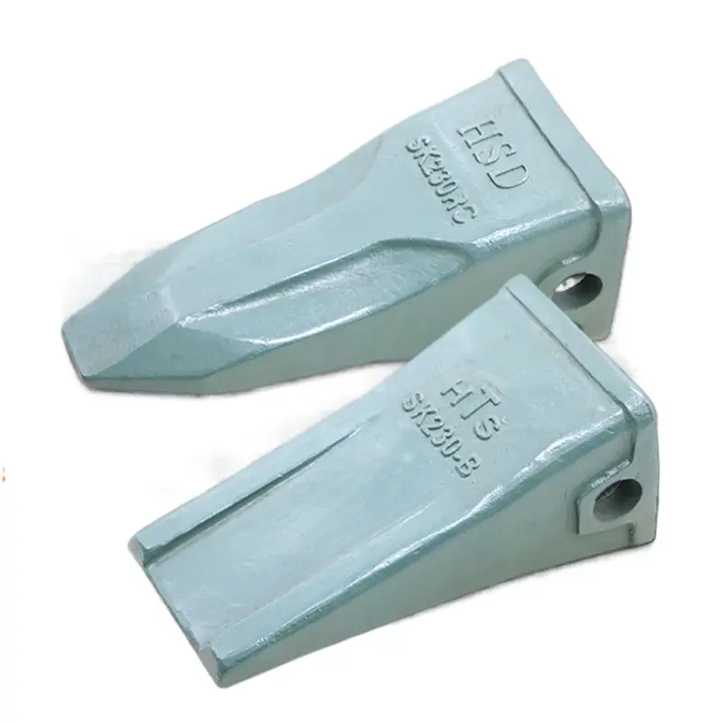 XOJOX Excavator Parts For Kobelco Sk200 Flat Bucket Teeth Sk230 Rock Tooth Hook Machine Special Bucket Teeth Accessories