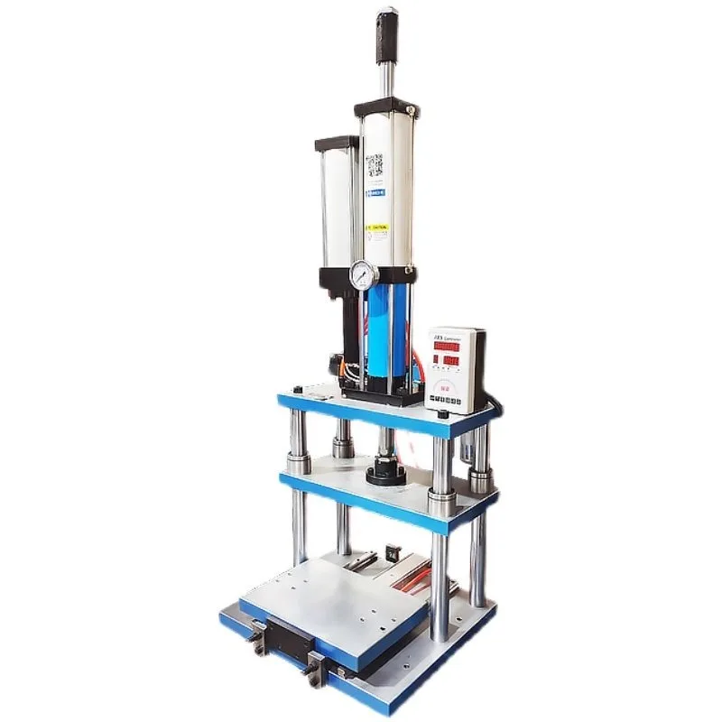 Pneumatic press Four-column punch Small, gas-liquid booster cylinder