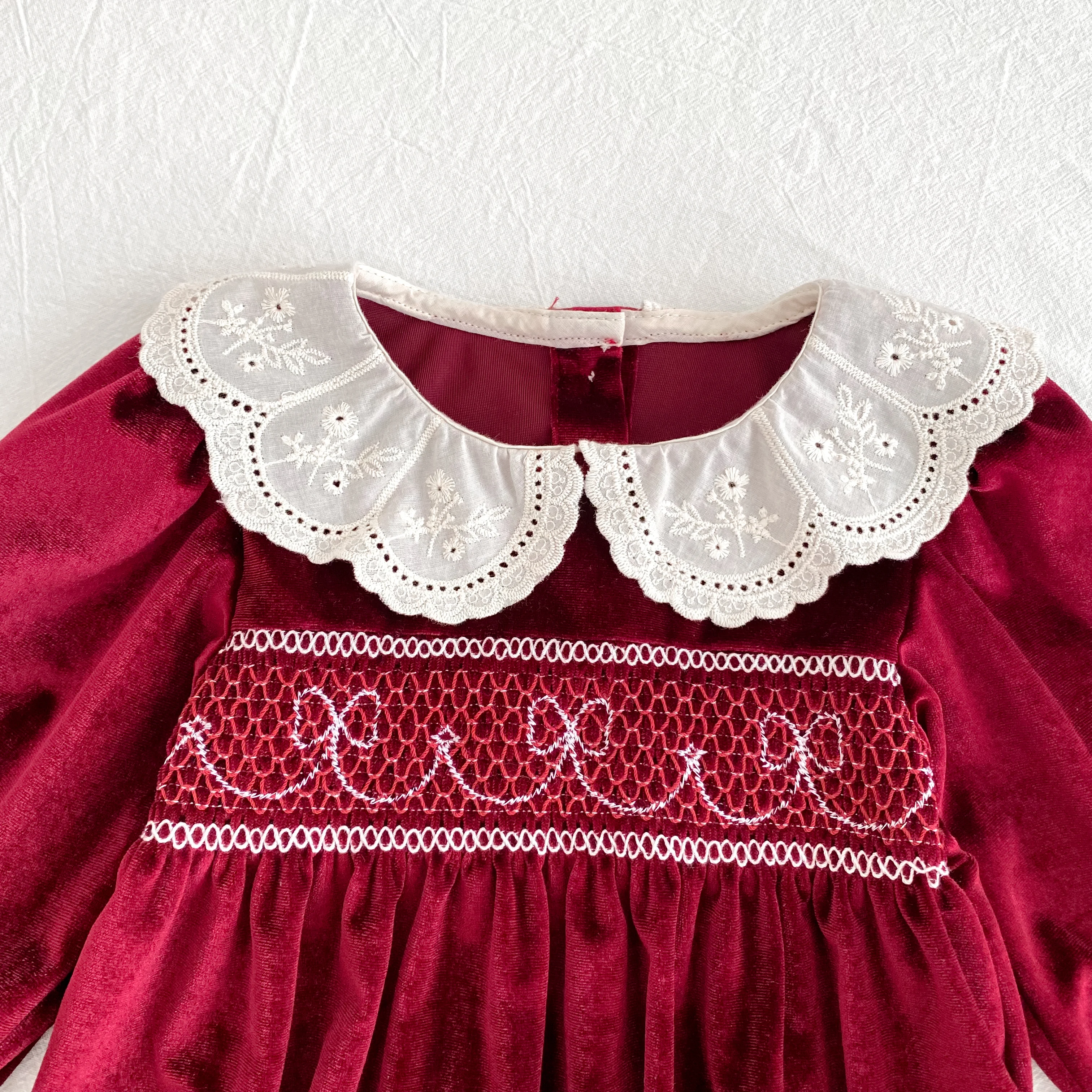 2023 Weihnachten 0-24 M Baby Mädchen Overall Casual Bogen Gestickte Lange Ärmel Neugeborenen Strampler Weihnachten Party Kleinkind nette Kleidung – Detail 22