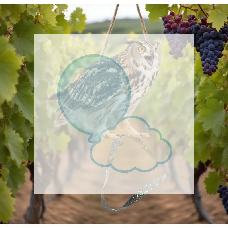 Holographic Bird Scare Tape With Reflective Surface And Bell For Farm Garden Orchard Outdoor Pest Control
