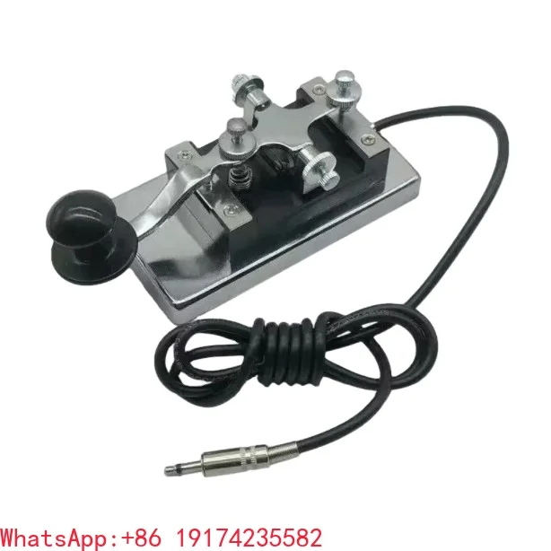 K4 Manual Telegraph Key Morse Key CW Key for Shortwave Radio Morse Code Practices CW Communications