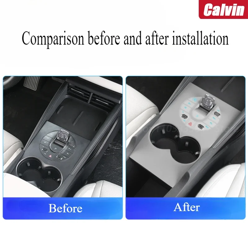 Auto Central Control Silicone Protective Pad Car Interior Modification Accessories Gear Scratch-proof Pad For BYD SEAL 06 DMI