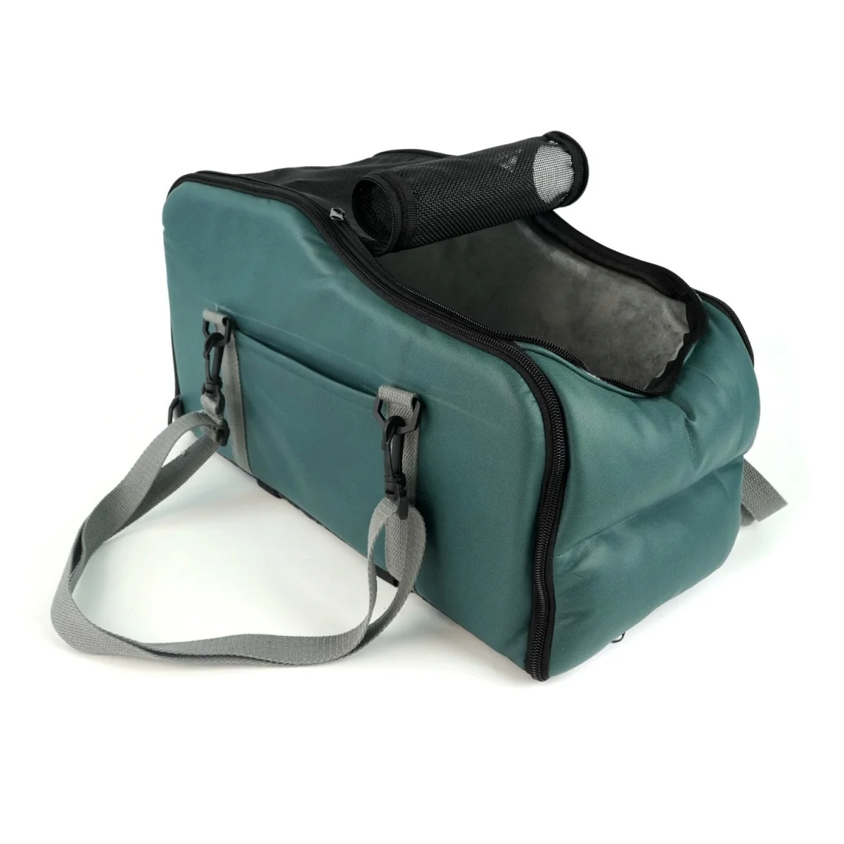 Removable and Washable Car Comfortable Pet Seat for Small Dogs and Cats - Portable Center Console Safe Travel Bed