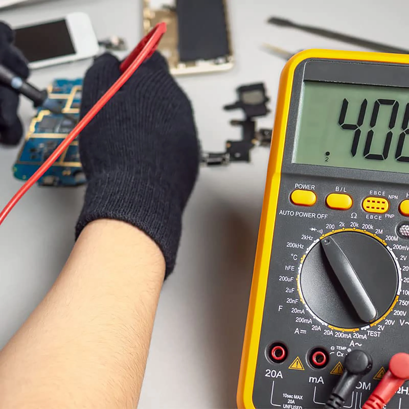 Multimeter Voltmeter Cable Ultra Fine Needle Tester Unique Probe Test Lead Cord 90cm Silicone Insulation