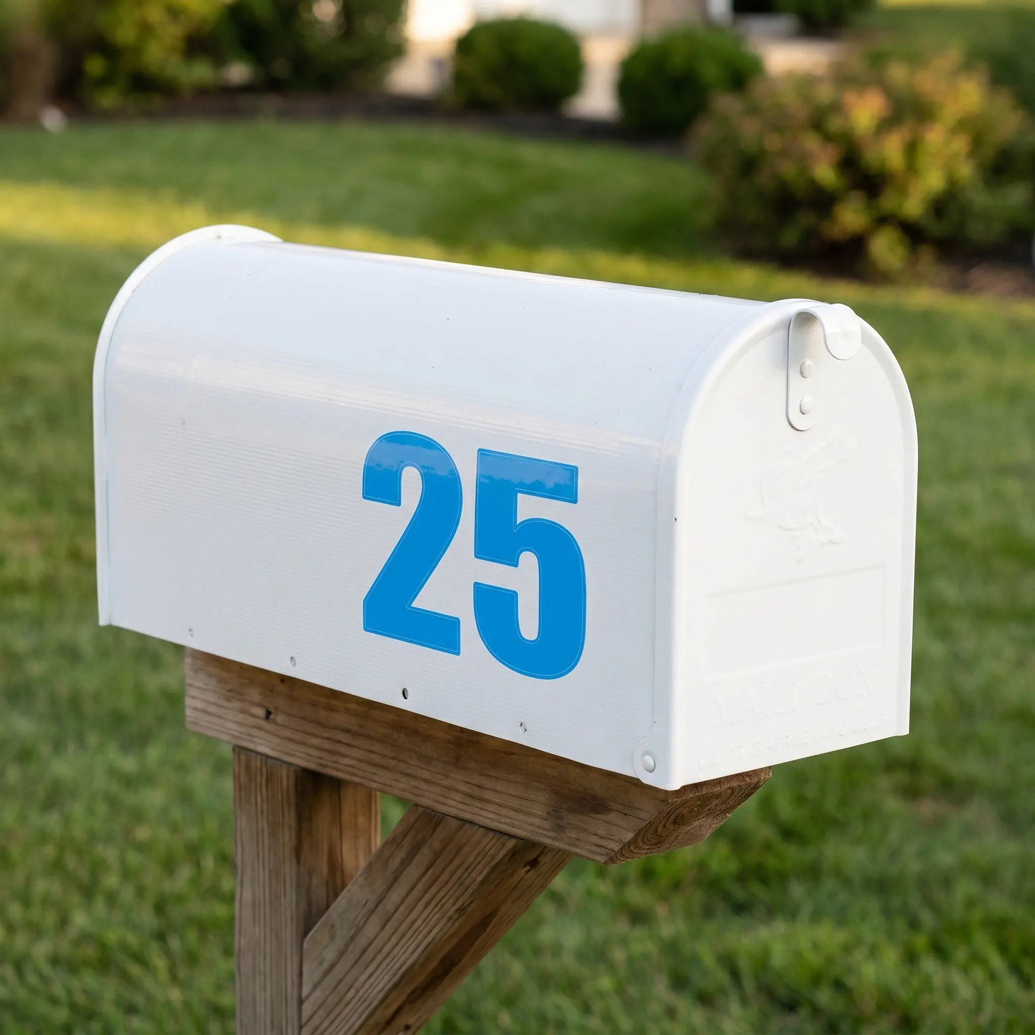 20Sheets Waterproof Number Stickers Mailbox Number Decals Thick Vinyl Self Adhesive Address Labels Weather Resistant