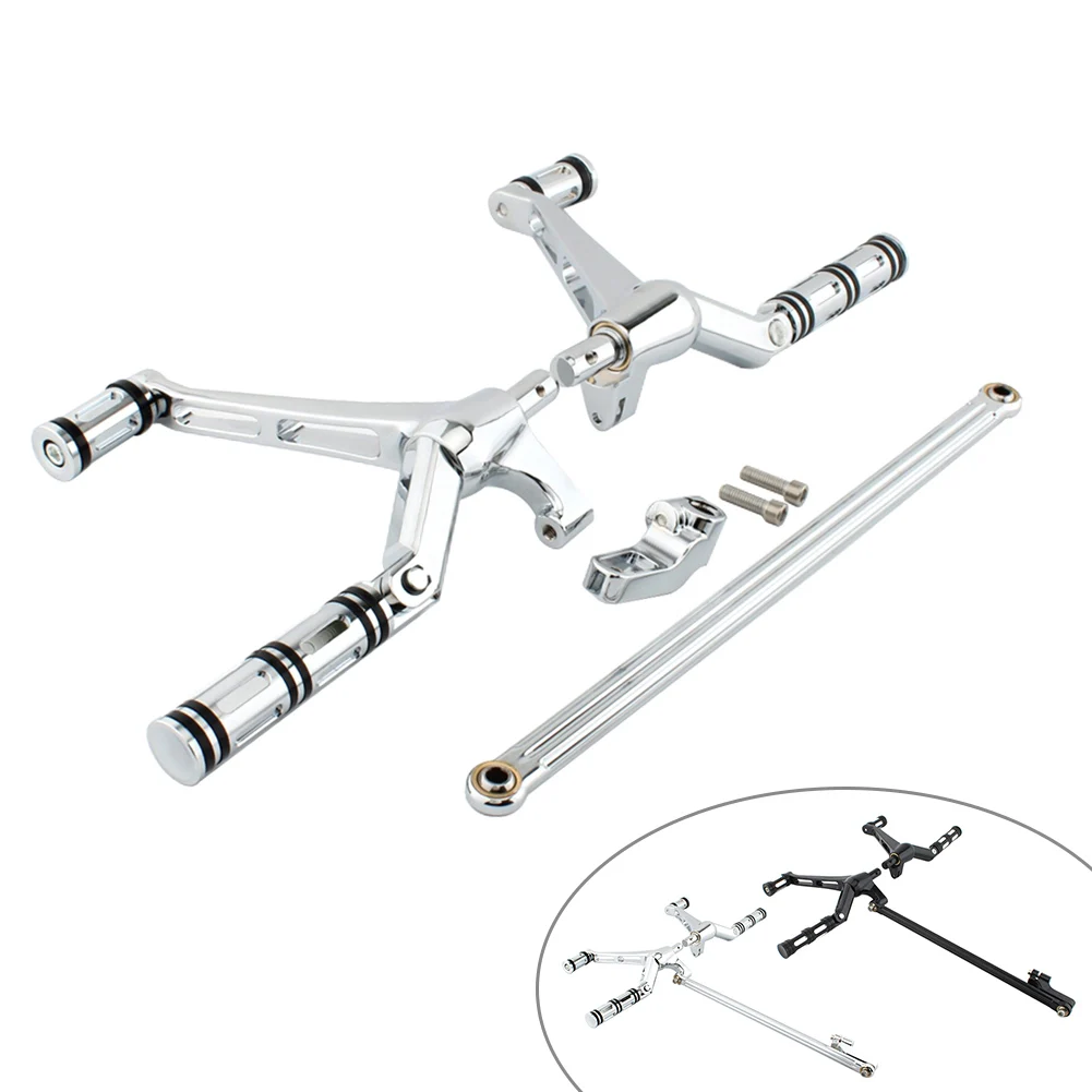 1Set Motorcycle Forward Controls Complete Kit Pegs Levers Linkages FOR Harley V-Rod Muscle Night Rod VRSC Special 2007-2017
