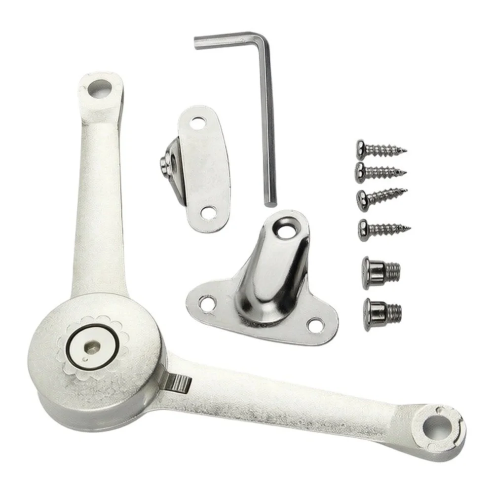 Zinc Alloy For Air Support Rods for Cabinets and Wardrobes 2pcs Adjustable Gas Spring for Door Lift Assistance