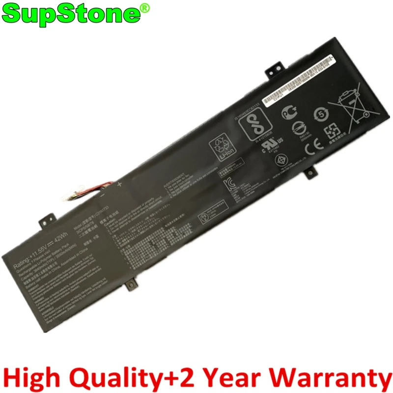 

SupStone C31N1733 Laptop Battery For Asus VivoBook Flip 14 TP412FA-EC223T,TP412UA-EC113T,DB31T,EC010T,EC272R,EC069T 0B200-029700