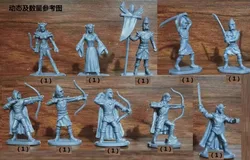 Miniature model 1/72  Ancient Fantasy Soldiers  /ring 10pcs/set