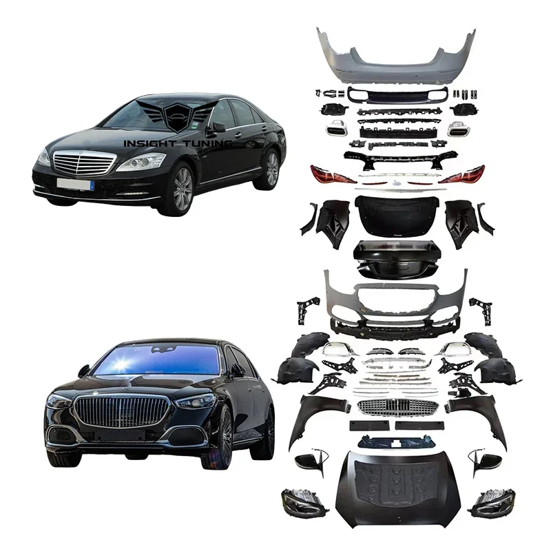 

W221 to W223 body kit for Mercedes benz S class W221 2006-2012 upgrade maybach bodykit