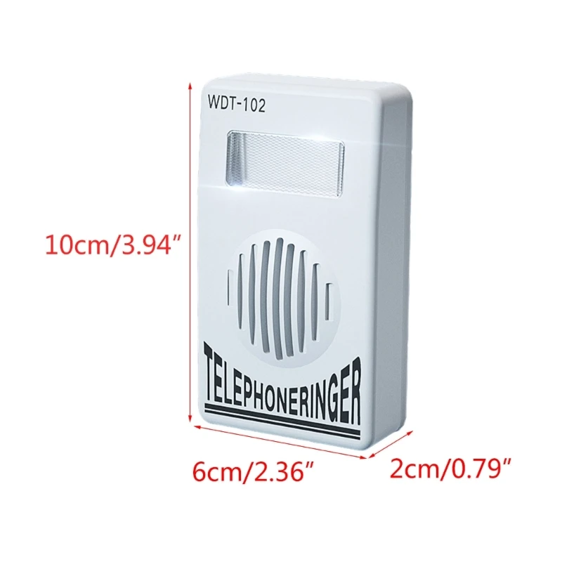 Mejora audibilidad del timbre del teléfono, timbre teléfono fijo, tonos llamada para Hotel, oficina, hogar, montable en