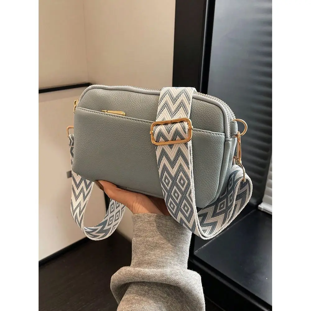 

Plain Crossbody Bag, Fashionable PU Shoulder Bag, Women Casual Handbag And Phone Wallet