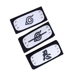 Diadema de Anime Naruto para Cosplay, accesorios de disfraz de Halloween, bufanda de pelo Ninja, suministros de decoración de ropa, juguetes para niños