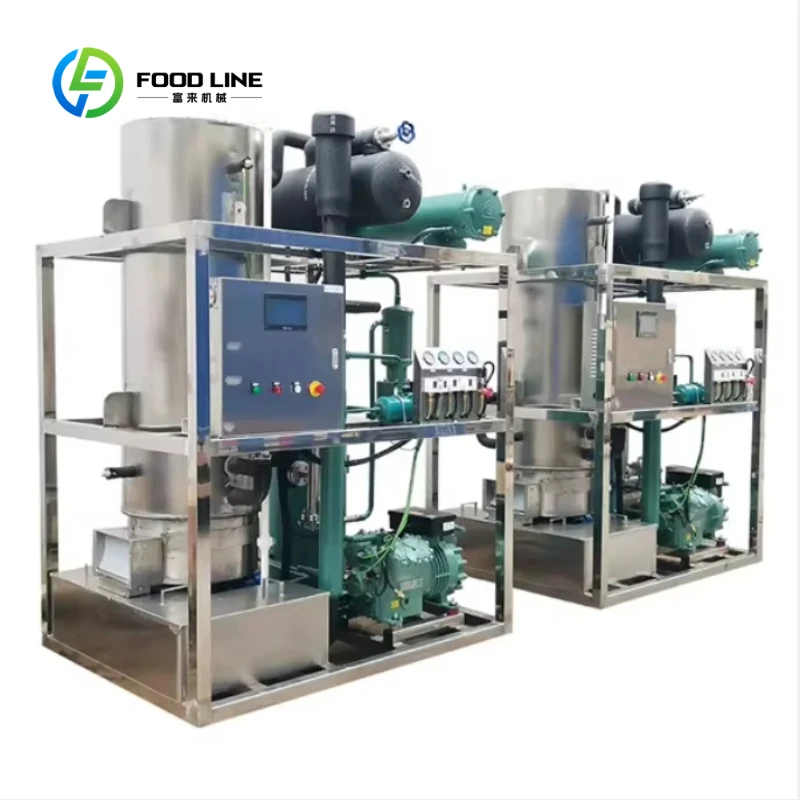 Customized Industrial Tube Ice Maker 3T Daily Output 10 Tons Tube Ice Machine Cube Shaped Cylindrical Ice for Hotel Beverage