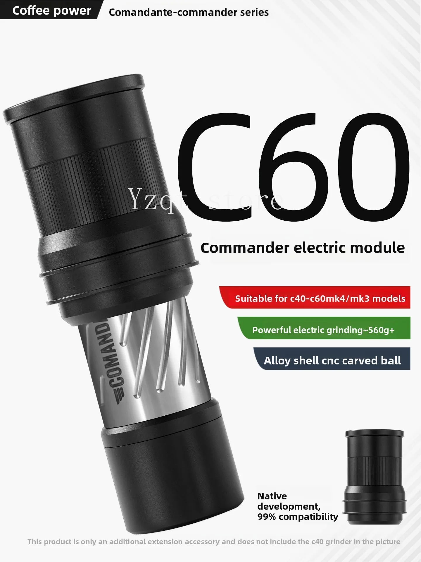 Coffee Power M2 Commander c60/c40 Electric Module Adapted to MK4 Accessories Hand Change Grinder Bean Grinder