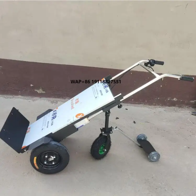 Electric Stair Climbing Hand Trolley Sack Truck Cart Barrow Goods Transporting Trolley