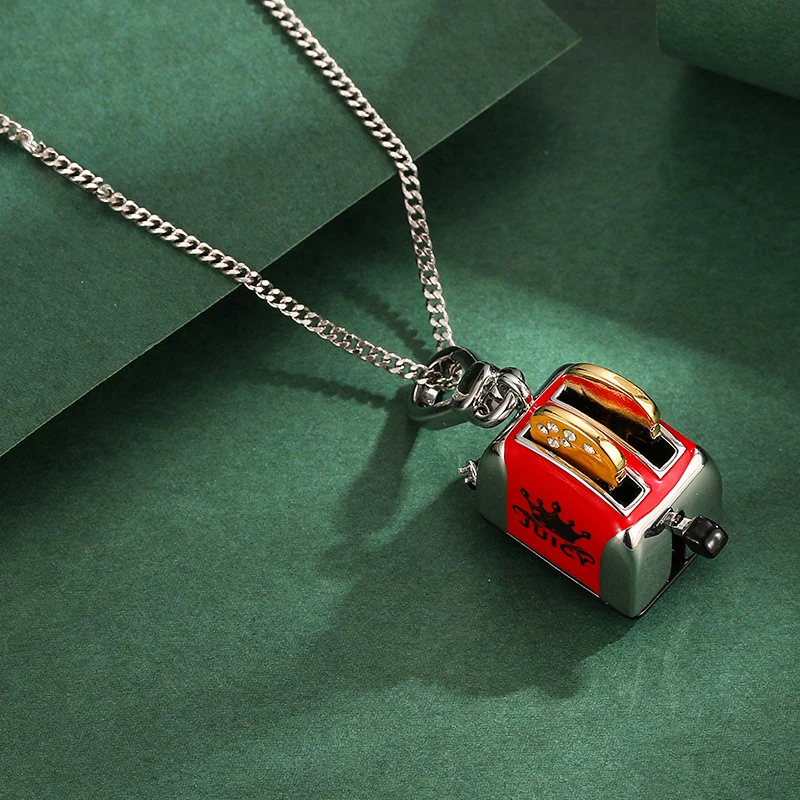 

1Pc Cute And Trendy Enamel-glazed Letter Print Diamond Rread Maker Pendant,Creative Fashion Sweater Decor Christmas Jewelry Gift