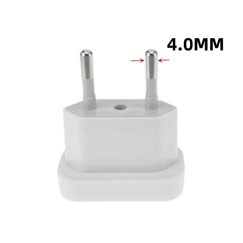 الاتحاد الأوروبي محول القابس الولايات المتحدة إلى الاتحاد الأوروبي اليورو كوريا فرنسا محول السفر CN الصين إلى الأوروبي Ruassia 2Pin محول التيار المتردد المقبس الكهربائي