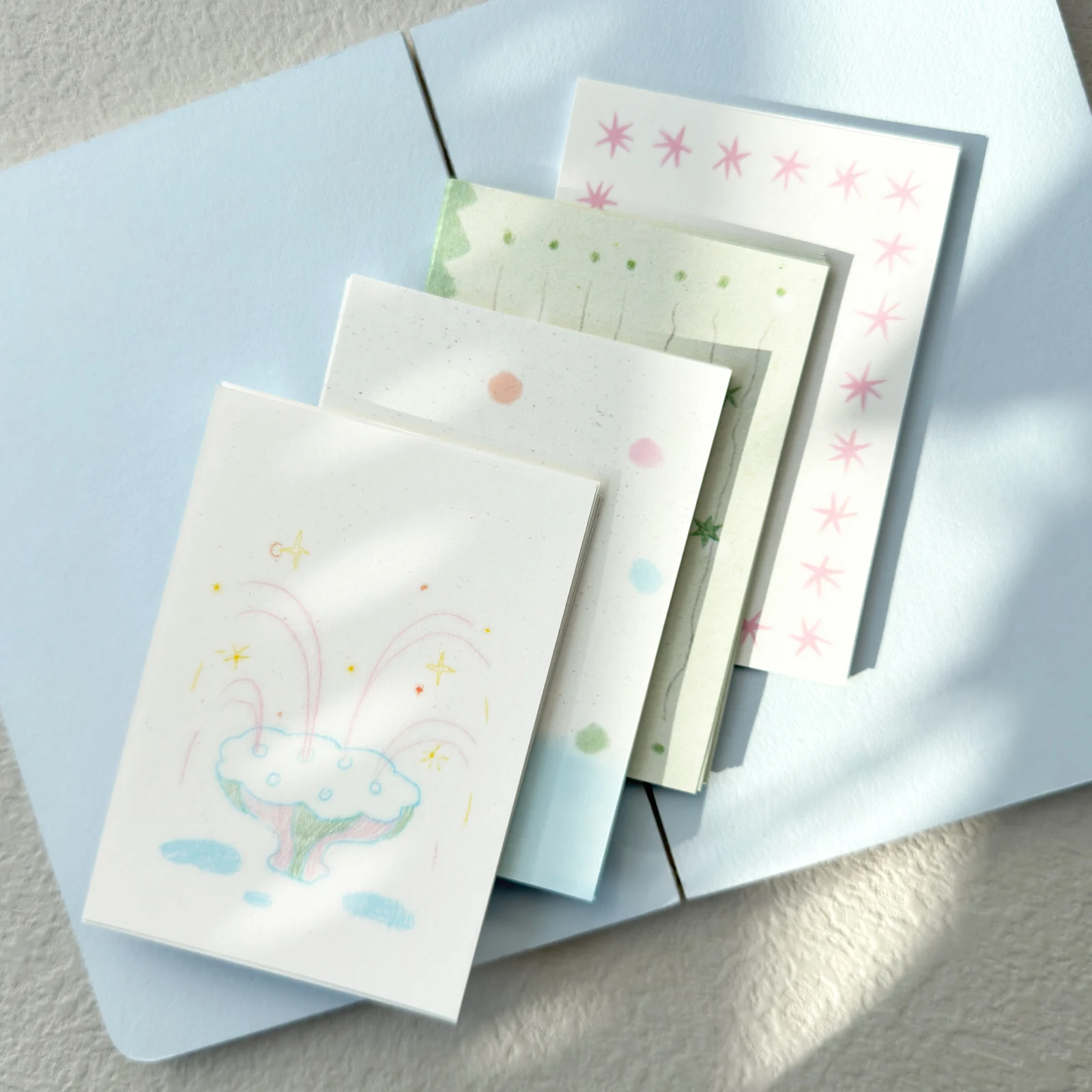 20 ورقة Kawaii Ins M5 مادة الصفحة الداخلية رسالة اوراق الملاحظات DIY بها بنفسك اليدوية سجل القصاصات ورق تزيين 74*105 مللي متر