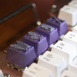 Custom ESC Resin Keycaps For Hot Attack on Titan Wings Of Liberty Mechanical Keyboard Keycap OEM R4 Direction Arrow Keycaps DIY