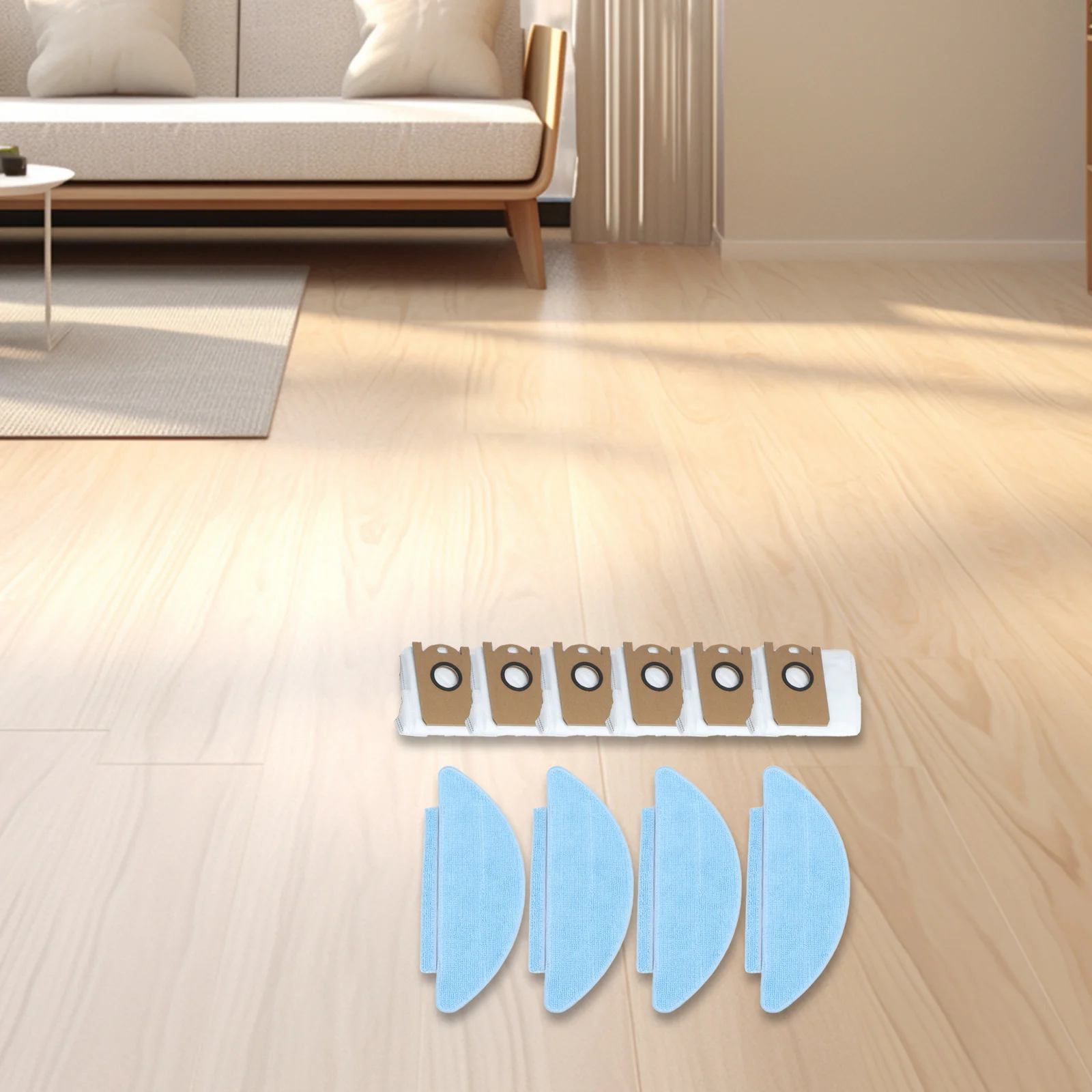 

Набор из 10 сменных салфеток из микрофибры и мешков для сбора пыли для робота-пылесоса Zaco A10 Pro, аксессуары для дома