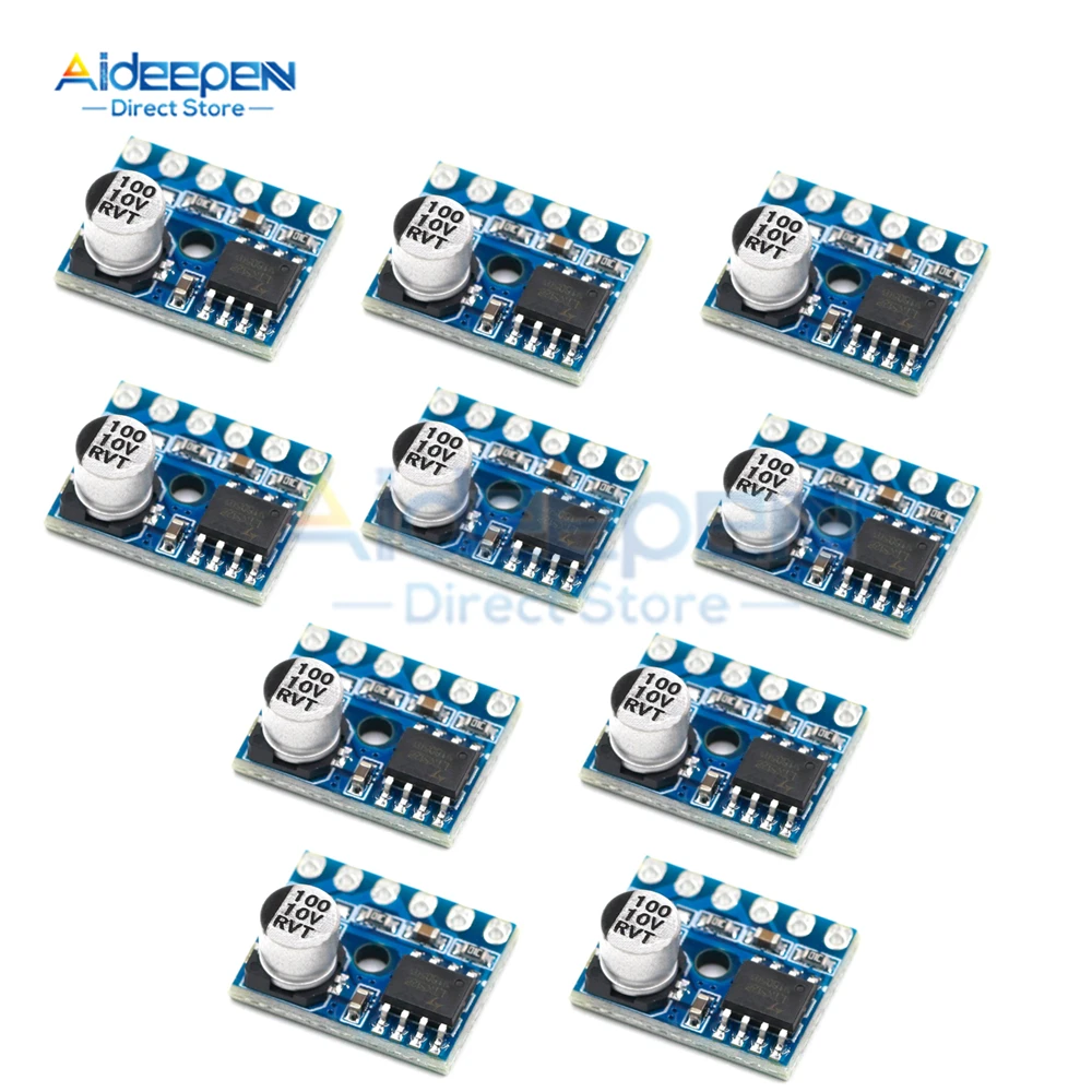 10pcs 5128 Amplifier Board 5W Class D Digital Amplifier Board Mono Audio Module Low Distortion