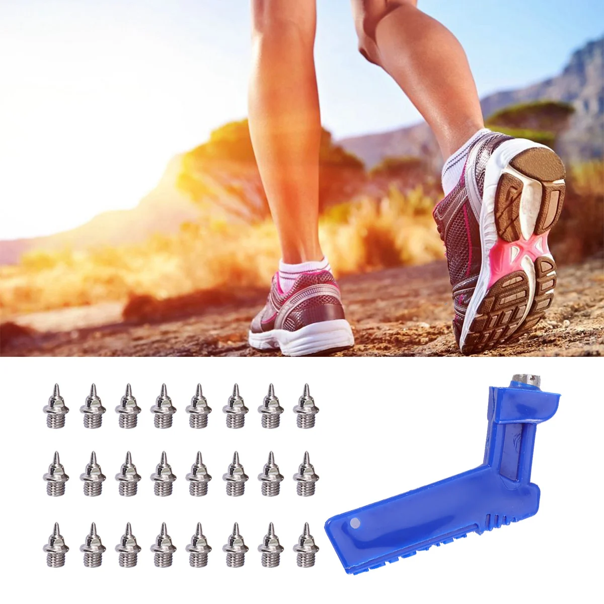 110pcs/Pack Stainless Steel Track Spikes Replacement Track Spikes for Sports Running track spike for sports