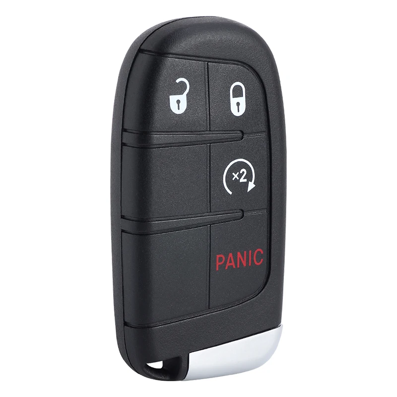 KEYECU 433MHz 4A Chip M3M-40821302 5 Button Smart Remote Key Fob for Chrysler 200 2015-17 300 Dodge Charger Challenger 2019-21