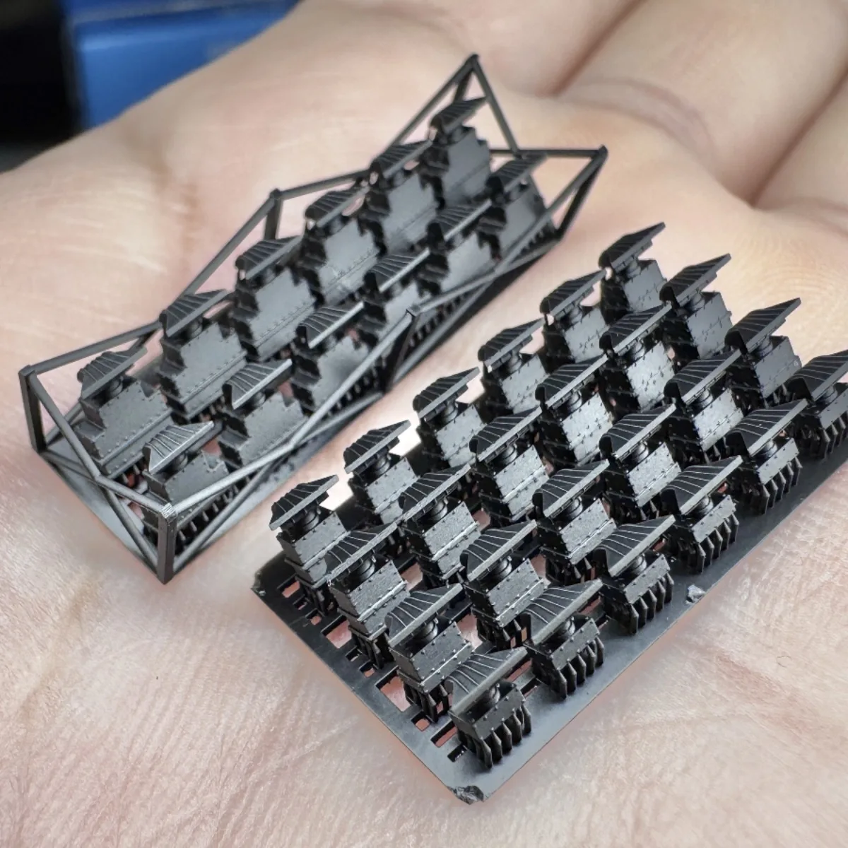 MUYI МОДЕЛЬ 1/350 Темно-синяя модель корабля 3D-печать Универсальные аксессуары