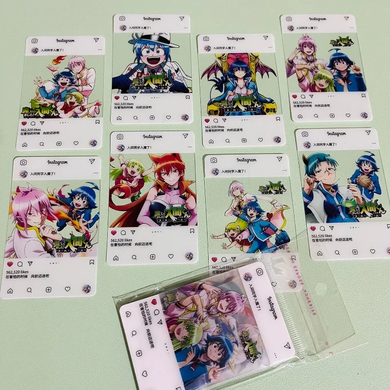 New Welcome To Demon School! Iruma-kun‌ Transparent Card ‌Suzuki Iruma‌ ‌Asmodeus Alice‌ Anime Peripheral Creative Acrylic Card