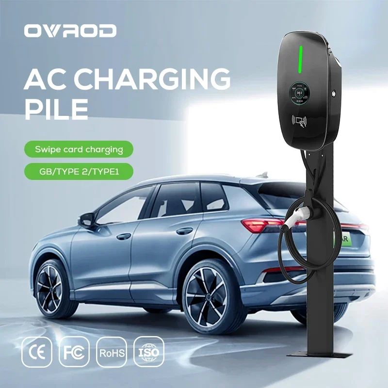 

Ovrod Wallbox 7 кВт 11 кВт Тип 1 уровень 2 Тип 2 Быстрая зарядка 22 кВт Ev настенное зарядное устройство 32 А настенное зарядное устройство Ocpp Ev