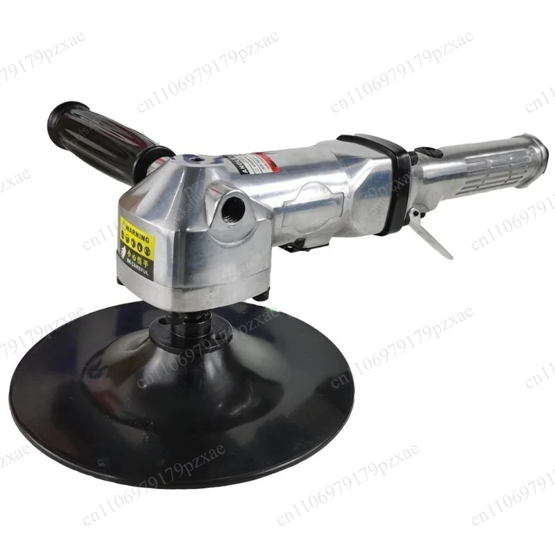 7‑Inch Heavy‑Duty Pneumatic Angle Polisher with Detachable‑Handle, Air Sander for Car Boat Sanding Polishing and Waxing