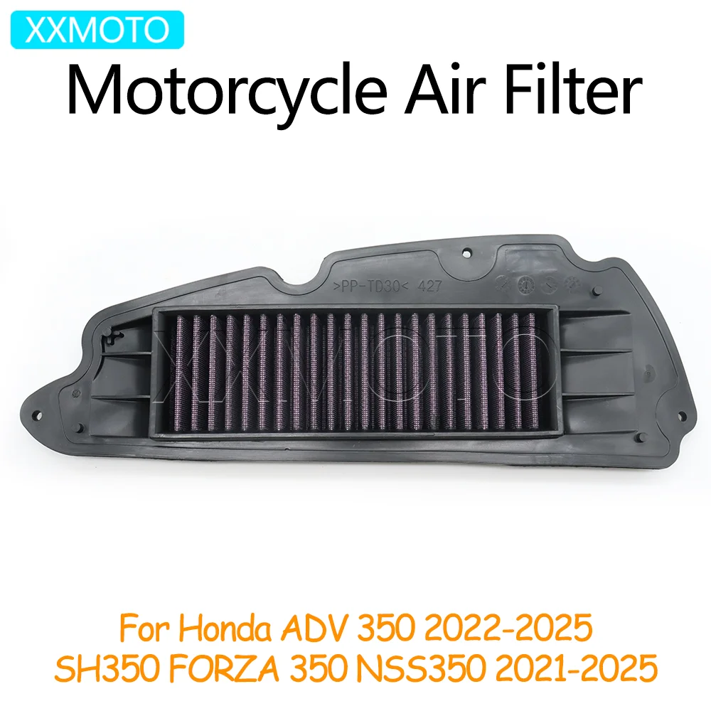 

For Honda ADV350 2022-2025 SH350 FORZA350 NSS350 2021-2025 NSS Forza 350 Motorcycle SH ADV 350 Air Filter Intake Cleaner System