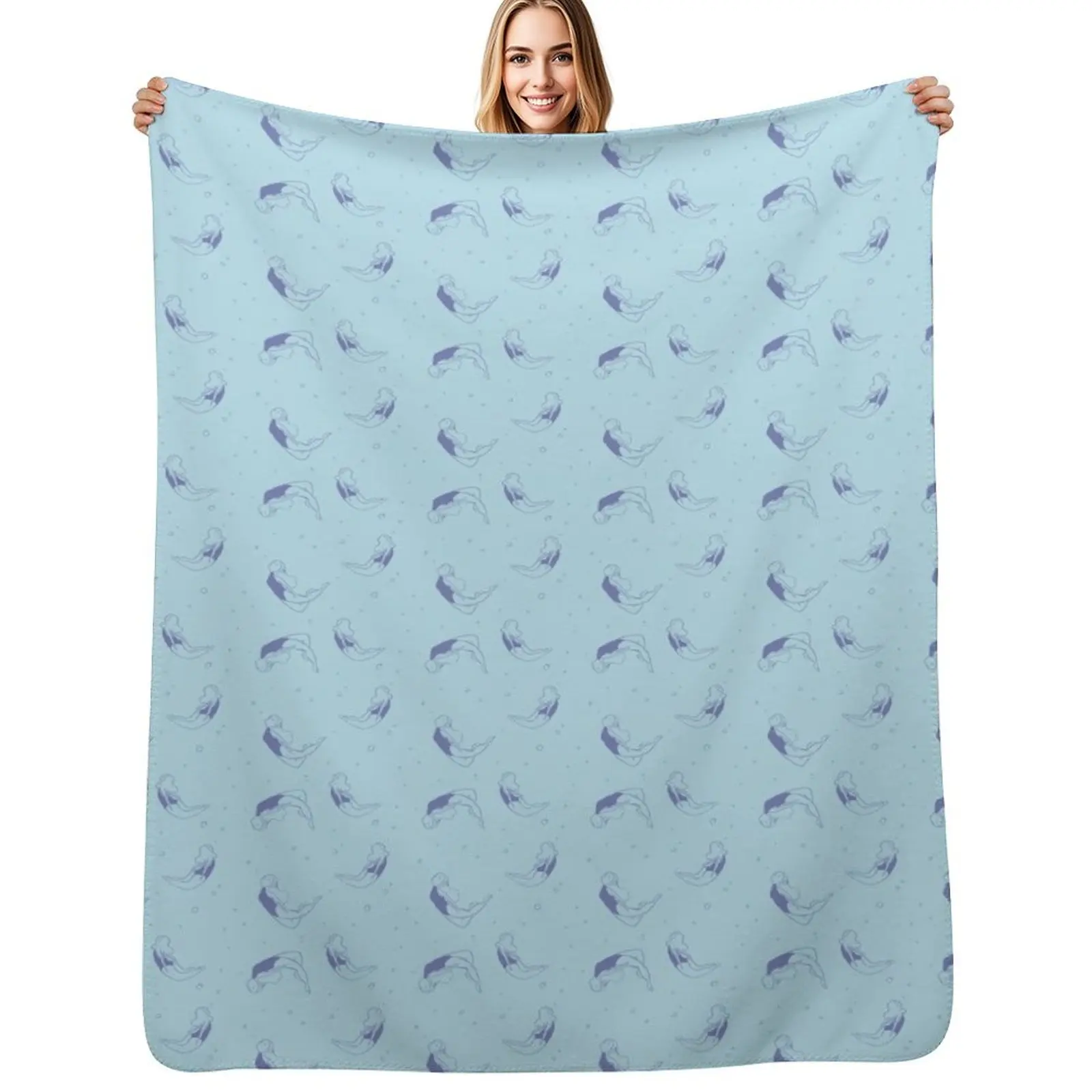 

summer swimmers Throw Blanket No Pilling Soft Warm Blanket for Bed