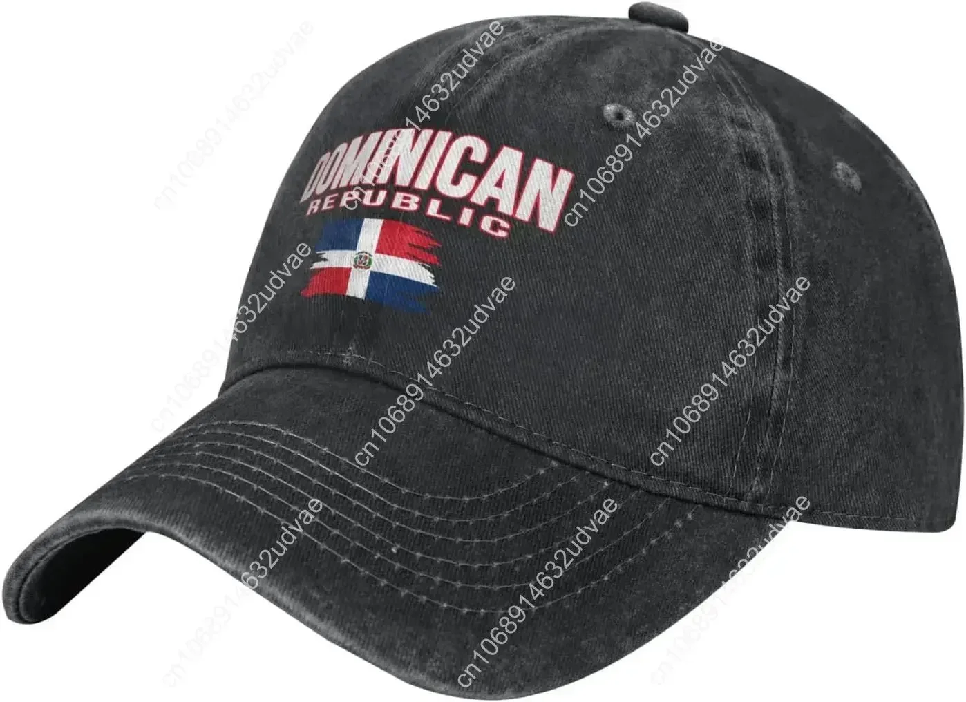 Dominican Republic Flag Fans Baseball Cap Denim Vintage Cotton Unisex Patriotic Hat