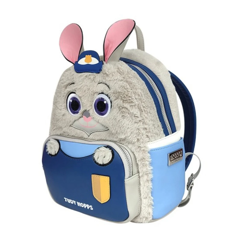 【جديد】متوفر في المخزون من سلسلة Disney Zootopia Judith Nick حقيبة ظهر شتوية حقيبة ظهر كرتونية هدية مفاجئة لعيد الميلاد