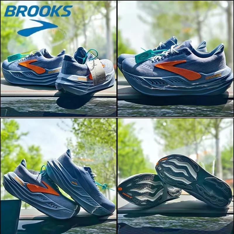 Original Brooks Glycerin Max - Semelle intérieure double densité, GlideRoll Rocker Tech, chaussures de jogging confortables