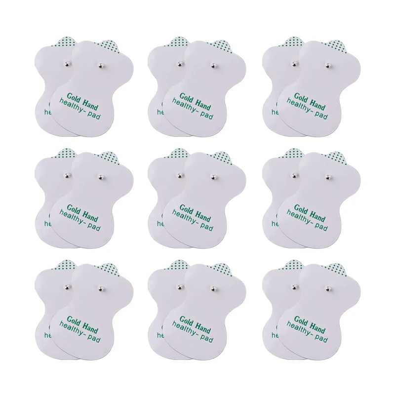 

Self Adhesive 3.5mm Connector Electrode Pads 5.5x8cm Replacement Gel Pads for TENS EMS Pulse Massager Muscle Stimulator Patches