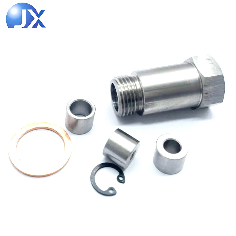 

New Universal M18x1 5 O2 Sensor Extension Adapter Threaded CEL Fix Auto Part