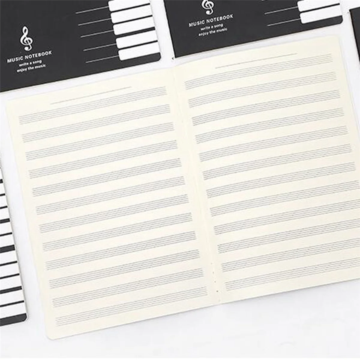 GW-5X Quaderno con note musicali a cinque linee Quaderno con linguetta musicale per personale