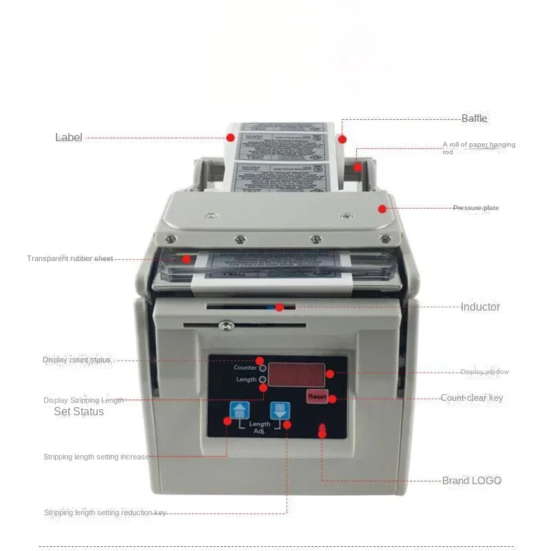 X-100 Automatic Label Dispenser Manual Sticker dispenser Automatic label dispenser / Peel labels machine