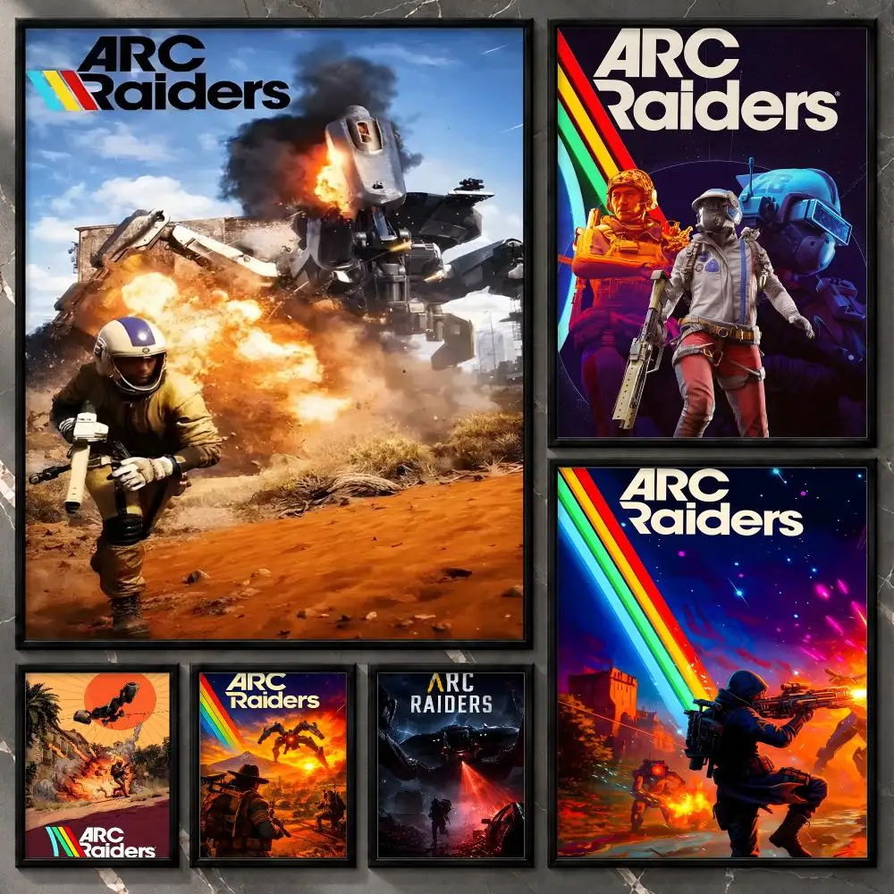 Immersive-Digital-Character-Interactive-Characterart Arc Raiders Poster Aesthetic Unframed Wall Prints for Bedroom & Living Room