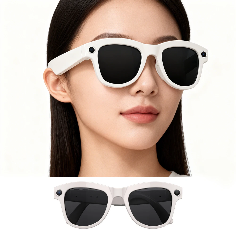 

For Xiaomi 4k Smart AI Glasses HD800W pixel Shooting Waterproof Camera Photo Video Voice Call Translation Smart Glasses