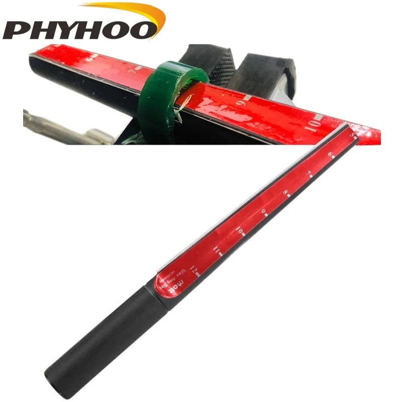 PHYHPOO Professional Wax Tube Knife Wax Tube Inner Circle Enlarged Knife Ring Wax Knife Measuring Rule Wax Carving Tools Kit