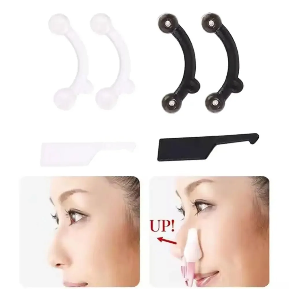 Lisseur de nez Invisible en acrylique, 3 tailles, sans douleur, pont Nasal doux, pour adultes et adolescents, outils de beauté