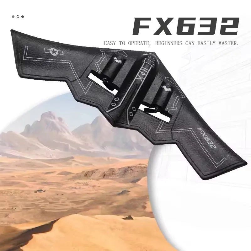 เครื่องบินบังคับวิทยุ B2 แบบปีกตรึง รุ่นเครื่องบินทิ้งระเบิด B2 ของเล่นเครื่องบินบังคับวิทยุ ทำจากโฟม EPP ของเล่นเด็กผู้ชาย ของขวัญวันหยุด