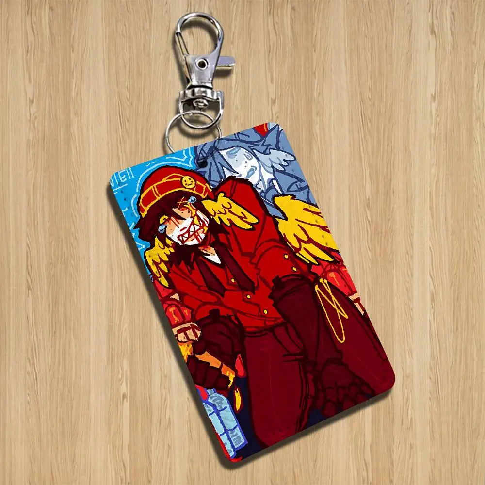 game DSMP QSMP Quackity Holder For Bank Business Work Card Holder Student Card Case Bus Card Keychain
